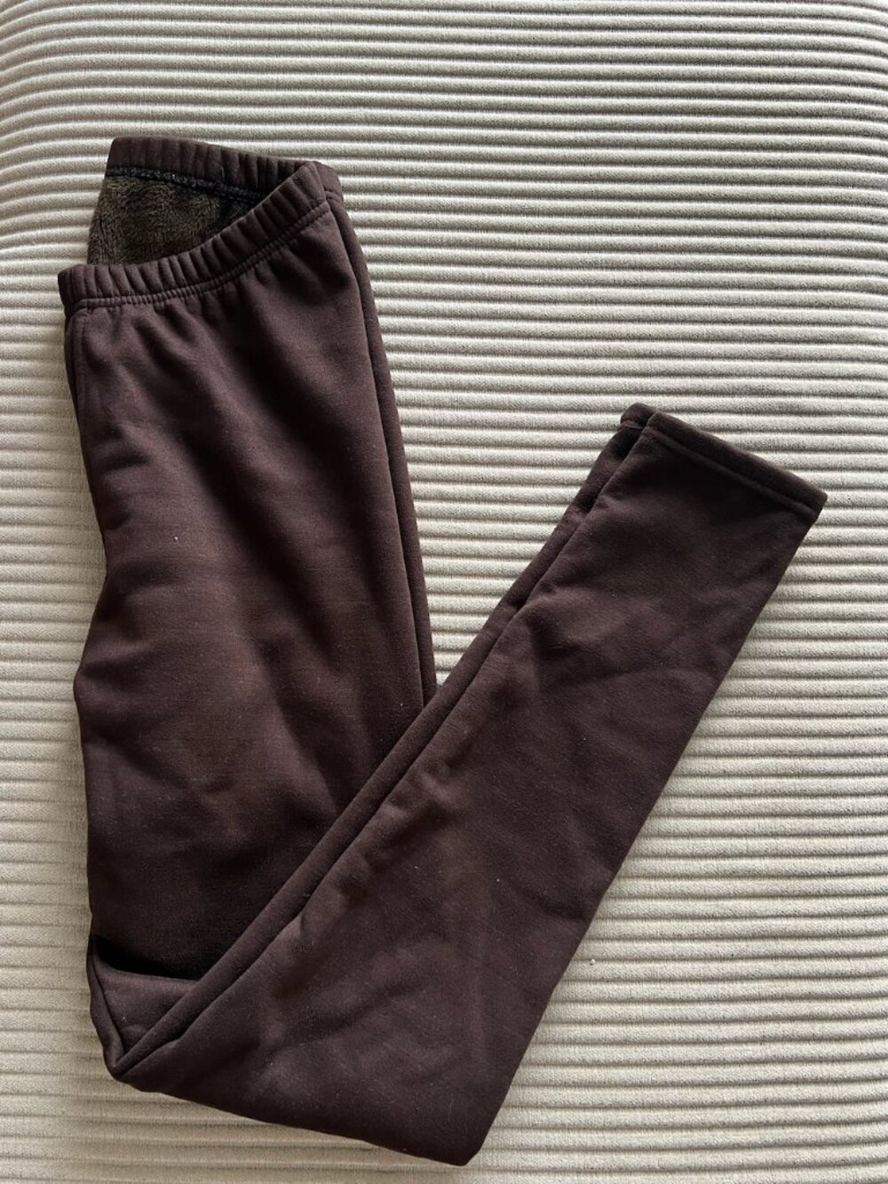 Fleece-Lined Thermal Leggings – Size M/L